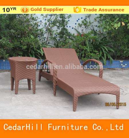 2016 hot sale outdoor sunbed from Cedarhill factory in China